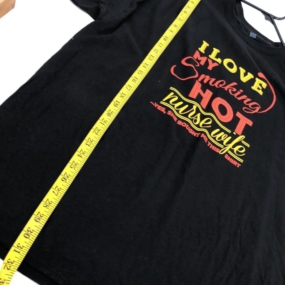 Hanes Comfort Soft Heavyweight Size 2XL “I Love My Smoking Hot Nurse Wife…”